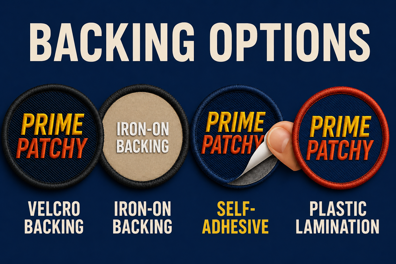 backing option
