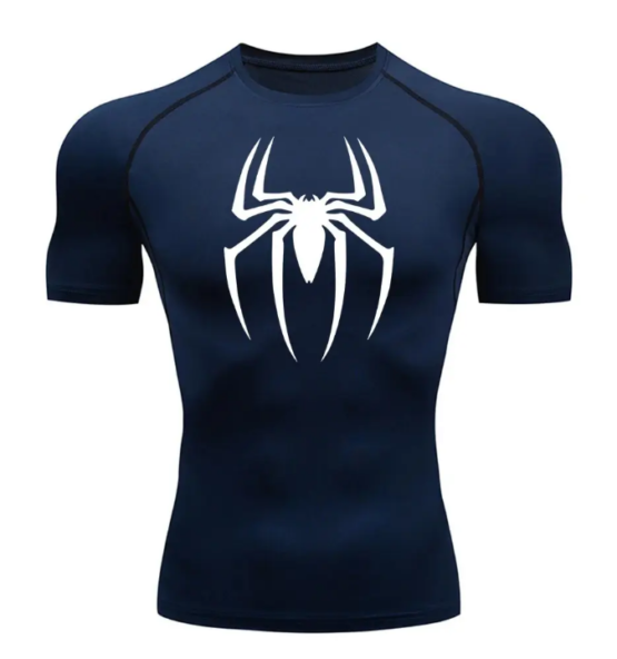 Athletic Performance Tees – Moisture-Wicking, Lightweight & Stretch Fit Blue 1 Athletic front