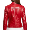 woman red back